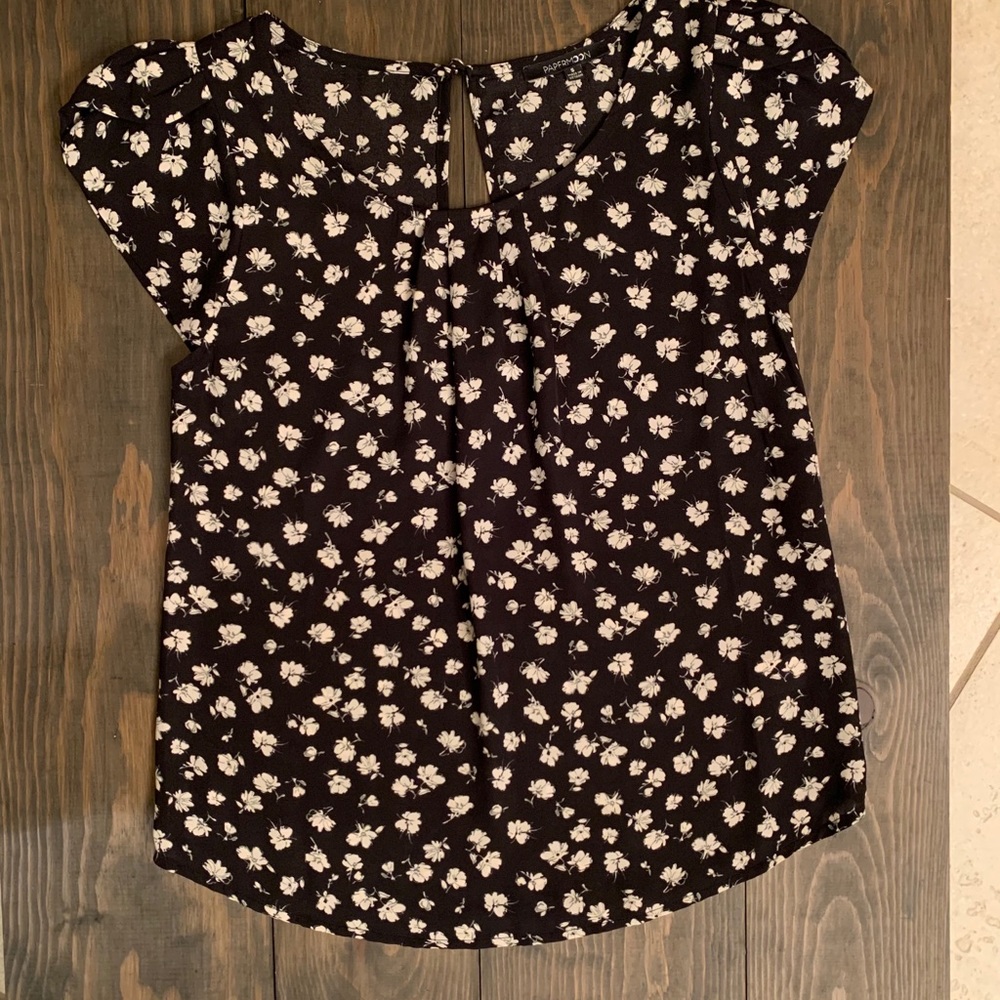 Papermoon Floral Puff Sleeve Blouse